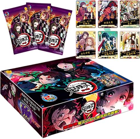 Demon Slayer Cards Ccg Caja De Cartas Coleccionables De Anime Caja