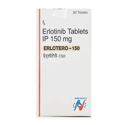 Erlotero Mg Erlotinib Ip Tablets Oncology At Rs Bottle In