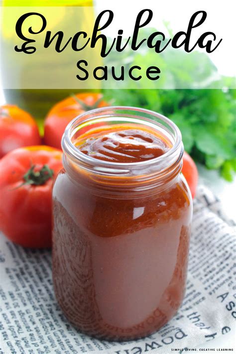 Homemade Enchilada Sauce Recipe Simple Living Creative Learning