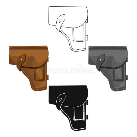 Gun Holster Cartoon Stock Illustrations 386 Gun Holster Cartoon Stock