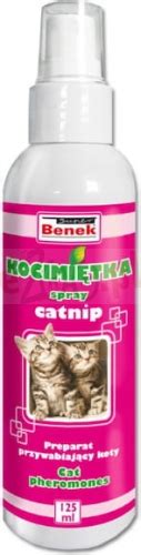 Benek kocimiętka catnip spray 125 ml sedacja uspokojenie relaks