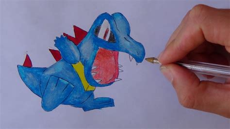 Disegnare Totodile How To Draw Totodile Pokemon Go Tutorial Artista