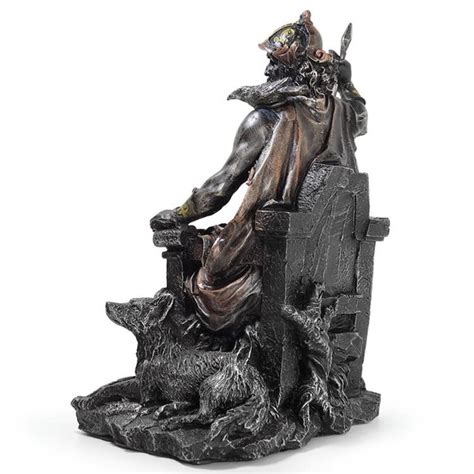 Odin Deus N Rdico Escultura Resina Est Tua Wotan Mitologia Elo