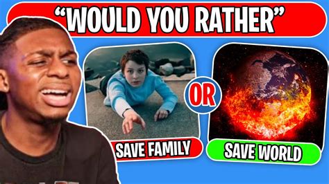 Answering Worlds Hardest Would You Rather Questions 🥴 Youtube