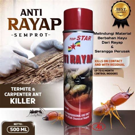 Obat Anti Rayap Kayu Semprot Pembasmi Rayap Tanah Untuk Kusen Lemari