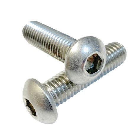 M A St St Button Head Socket Screws Fwb Products