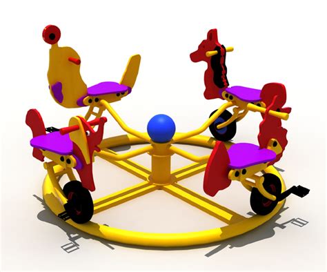 Kid Powered Merry Go Round Fun Stuff Ride Ons Modular Play