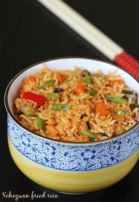 Schezwan Fried Rice Recipe How To Make Schezwan Fried Rice