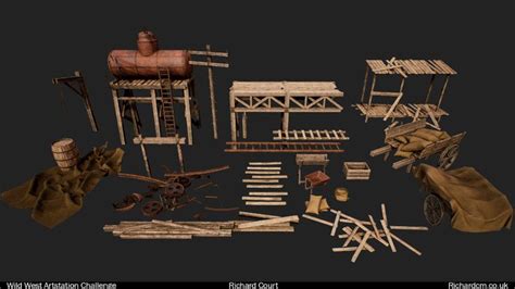 Artstation Wild West Challenge Devils Creek Richard Court Wild