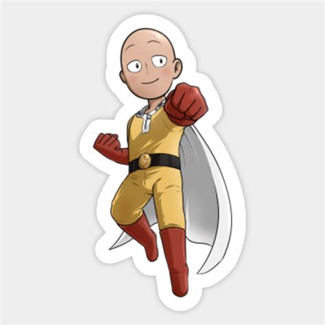 Saitama One Punch Man One Punch Man Sticker TeePublic