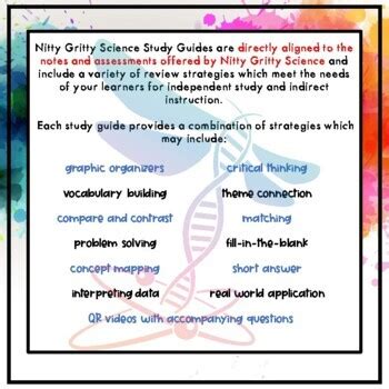 Intro To Life Science Study Guide Distance Learning By Nitty Gritty