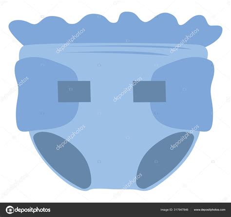 Pampers Illustration Vector On White Background Stock Vector Image