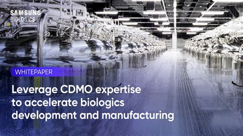 Leverage Cdmo Expertise To Accelerate Biologics Development And