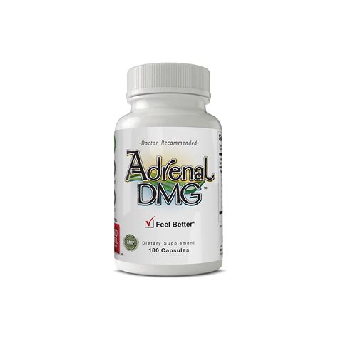 Adrenal Dmg 180 Capsules Fight Adrenal Fatigue Chronic Fatigue Syndrome Fibromylagia