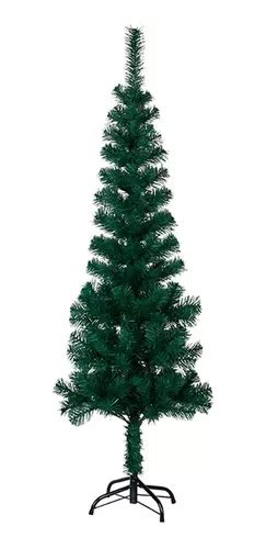 Arvore De Natal Verde Slim Grande 150 Cm 200 Galhos Pinheiro Frete grátis