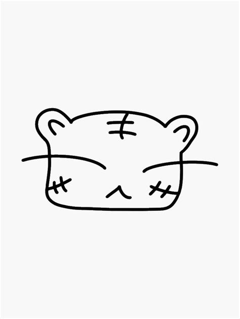 Seventeen Hoshi Tiger Drawing Sticker For Sale By Kissywara In