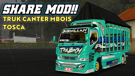 Share Mod Bussid Truk Canter The Boy Full Pengaman Mod Truk Bussid