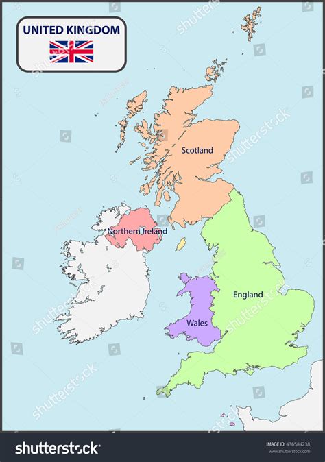 Uk Map With Names Vanya Jeanelle