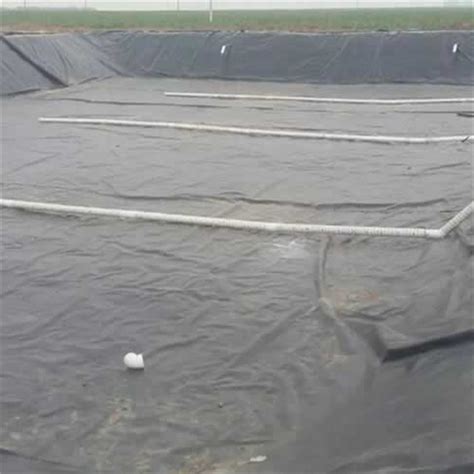 Textured LLDPE HDPE Geomembrane For Agriculture Irrigation Wastewater