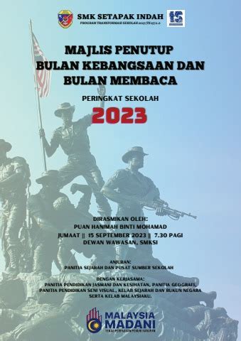 Buku Program Penutup Bulan Kemerdekaan Dan Bulan Membaca Hanisah