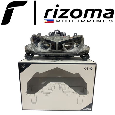 Rizoma Aerox V Retrofit Projector Headlight With Angel Eye Winker