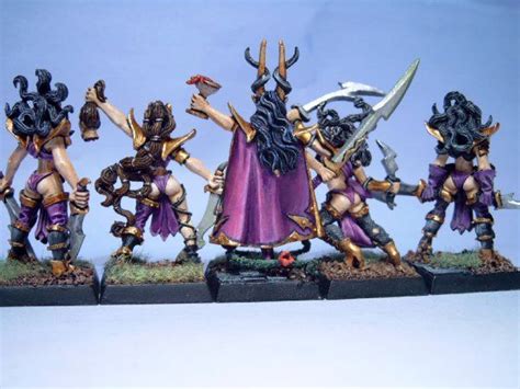 Dark Elf Witch Elves Witch Elves Warhammer Dark Elves Dark Elf