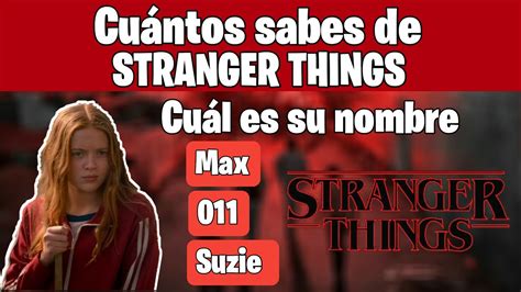 Cu Nto Sabes De Stranger Things Has Este Test Para Saber Test De