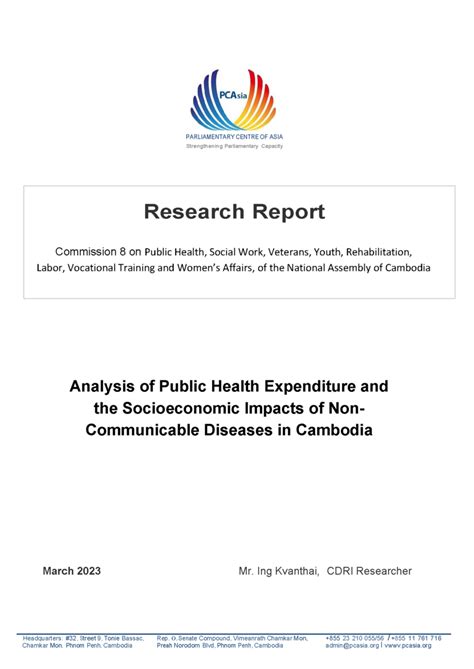 Pdf Full Research Report Analysis Of Public Health Expenditure And