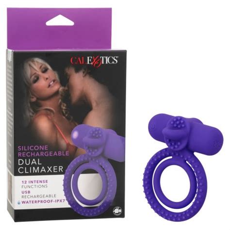 Couple S Enhancer Silicone Rechargeable Dual Climaxer Cock Ring Sex Toy HotMovies