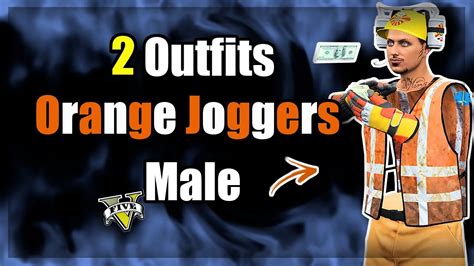 GTA5 I NEW 2 Orange Jogger Modded Outfits MALE Transfer Glitch 1