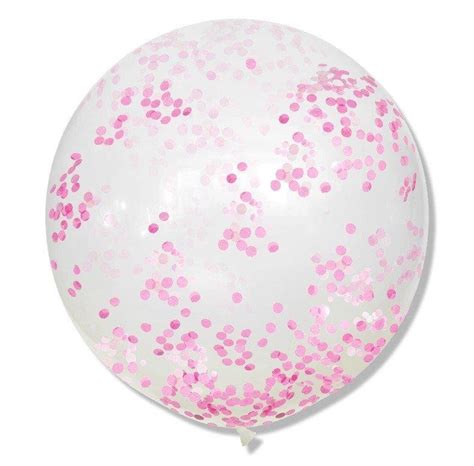 Ballon Mit Konfetti Transparent Cm Pastell Latexballons