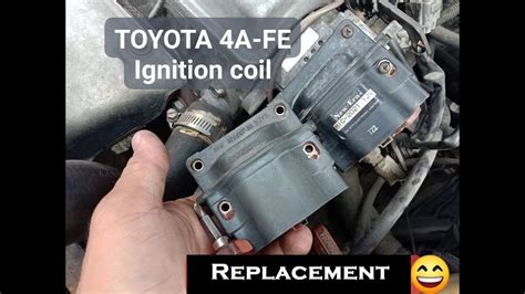 Toyota 4A FE Ignition Coil Replacement YouTube