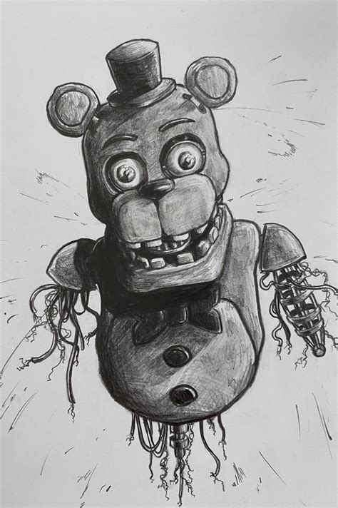 てぃさん on Twitter Fnaf drawings Fnaf art Anime fnaf