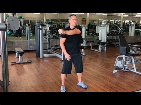 Cable Rear Delt Flye Single Arm Youtube