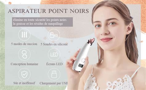 Moseen Heal Aspirateur Point Noirs Visage Extracteur De Dons