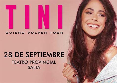 Tini En Salta Teatro Provincial Precios Y Entradas