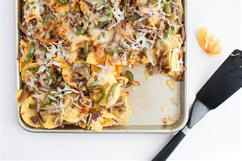 Philly Cheese Steak Nachos Lets Mingle