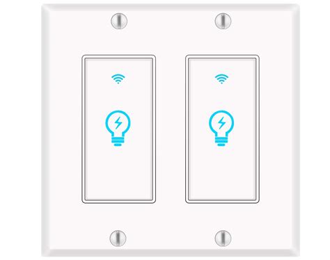 buy smart light switch alexa smart double switch smart light switch