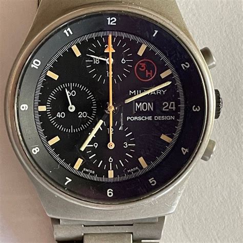 Orfina Porsche Design Top Gun Military 3H Chronograph Ref 7177 für 4