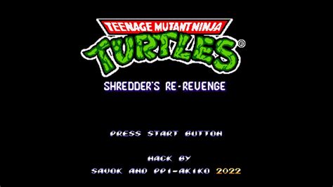 Tartarugas Ninja Shredder s Re Revenge no Mega Drive até zerar