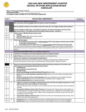 Fillable Online Petition Intake Form Lausd S Fax Email Print Pdffiller