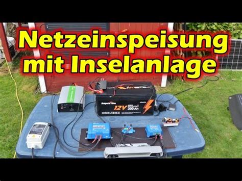 Nachteinspeisung Netzeinspeisung Mit Inselanlage Youtube