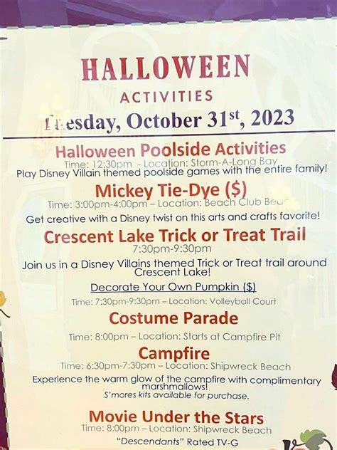 Halloween Activities At Disney S Yacht Beach Club Resorts Magical