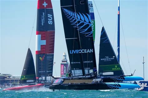 New Zealand Sailgp Team Co Helmed By Peter Burling And Blair Tuke In