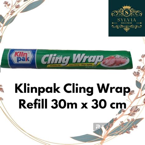 Jual Klinpak Cling Wrap Refill 30m X 30cm Shopee Indonesia