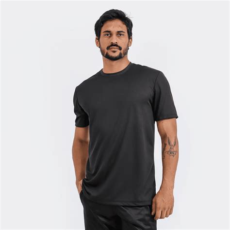 Camiseta Dryfit Masculina Preto TechMalhas