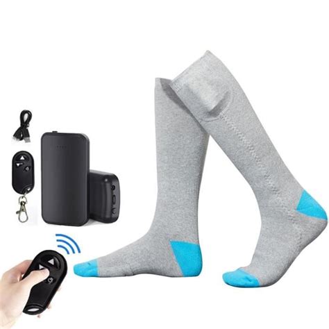 Chaussettes Chaussettes Chauffantes Avec T L Commande Batterie