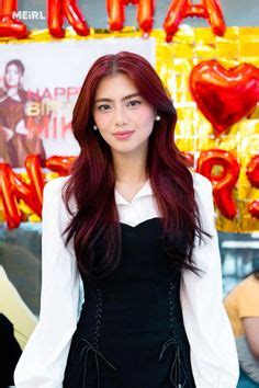 Bini Mikha Red Hair Pictures Pretty Brunette Pretty Selfies