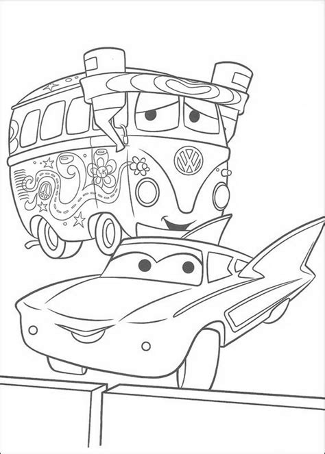 Pixar Cars Coloring Sheets