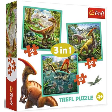 Trefl Niezwyk Y Wiat Dinozaur W Element W Puzzle Niskie